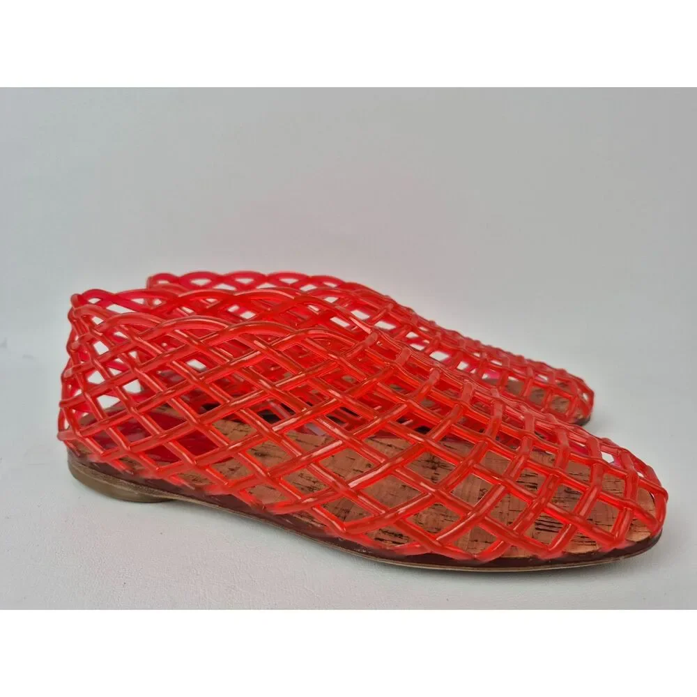 The Row Women's Red Mara Flats Size 37 - Picture 1 of 9